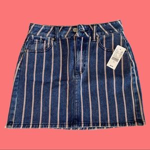 PacSun High Waisted Denim Mini Skirt
